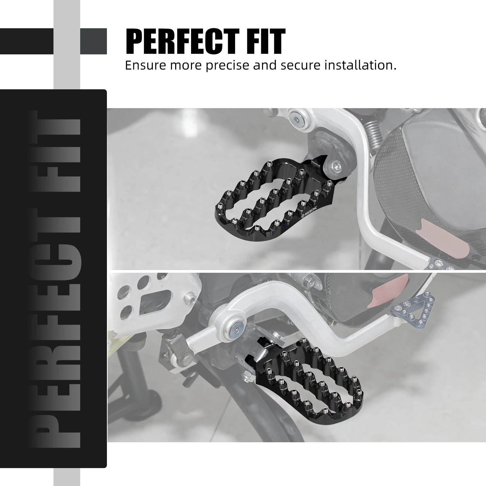 (EU-Lager) NICECNC Für Husqvarna 701 Enduro /Supermoto KTM 690 Enduro R 690 SMC R 2019-2024 Fußbremspedalhebel Fußrasten-Set – Detail 23