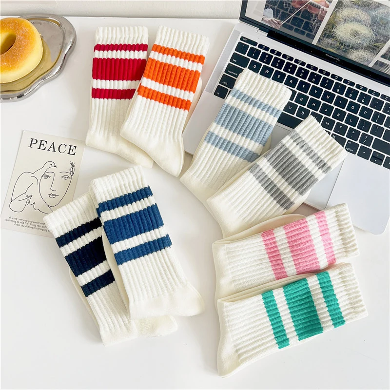 Freizeitsocken für Herren, Arbeitssocken, Baumwollsocken für Herren, Laufsocken, Crew-Socken, Paarsocken, Damensocken – Detail 6