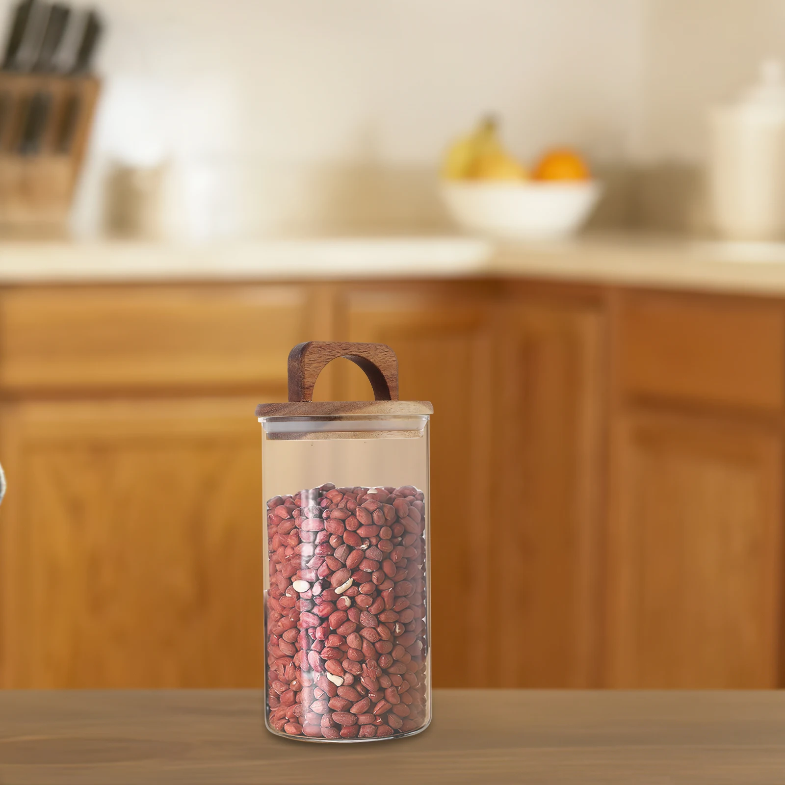

Glass Tea 1200ml Glass Canisters With Airtight Lids Airtight Lid Containers Jars for Loose Tea Coffee Sugar Storage Bottle