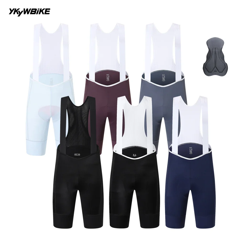 

YKYWBIKE 2025 Men's Core Cycling Bib Shorts with Italy MITI Shoulder Strap Summer Road Bike Pants Bicycle Bib Shorts Pro Team