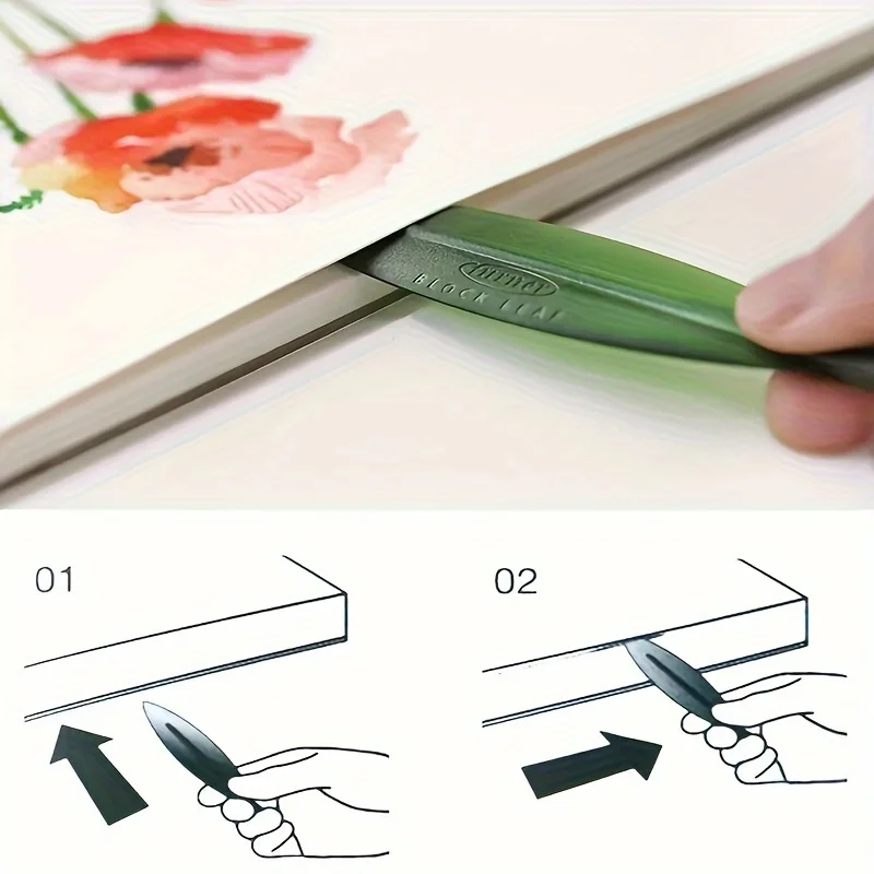 Taglierina stile foglia di salice - Coltello artistico, coltello da taglio per carta, tagliacarte, per artigianato, scrapbooking, arti della carta