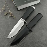 2025 Newest Hunting Fixed Blade Knife 5Cr13Mov Blade ABS Handle Outdoor Pocket Knives EDC Survival Camping Hiking Tools