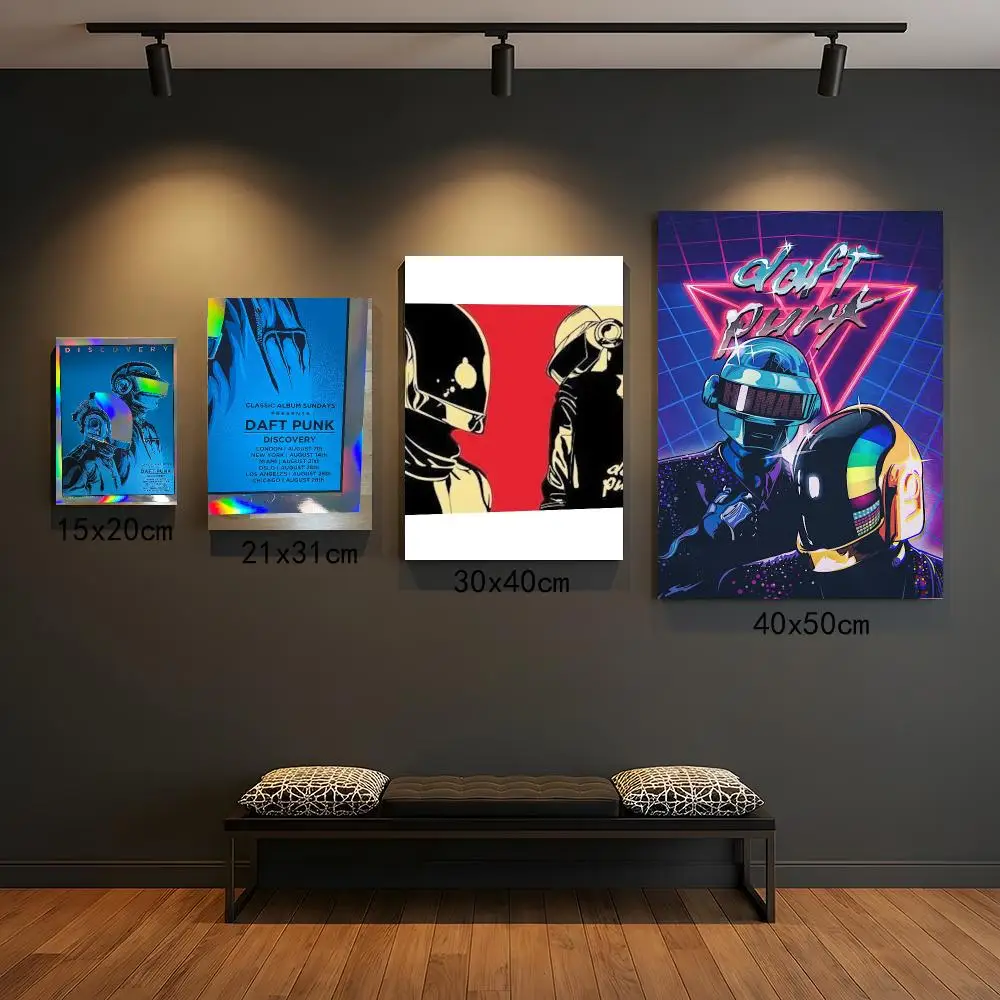 band D-Daft Punk-K Painting Calligraphy Boho Botanical Decor for Living Room  Elegant Home Style