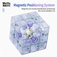 [Cube Crazy] MOYU Super RS3M 2022 Maglev Ball-Core Version 3x3 Magnetic Magic Cube Stickerless RS3 M 2022 3X3 Children's Gifts