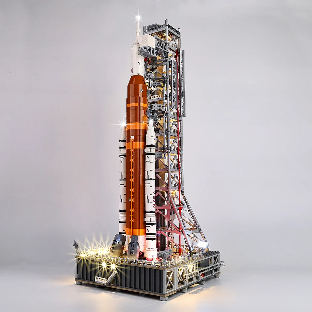 EASYLITE LED Light Set for NASA Artemis Space Launch System 10341 Model Bricks No Building Blocks【RC Sound Version】