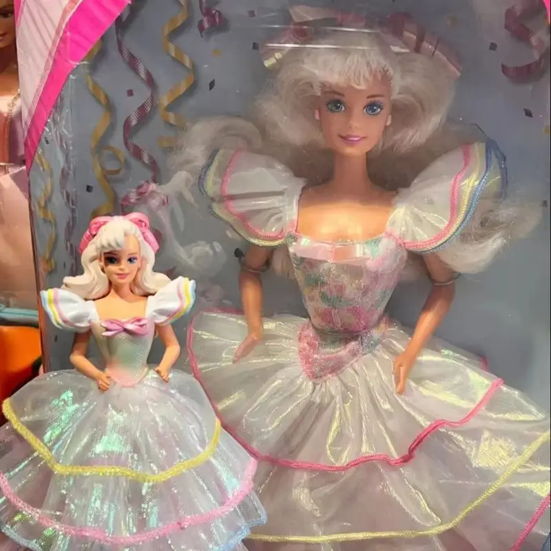 

In Stock 100%Original Barbie Style Collection Series Blind Box Happy Birthday1995 Jewel Hair kids gift