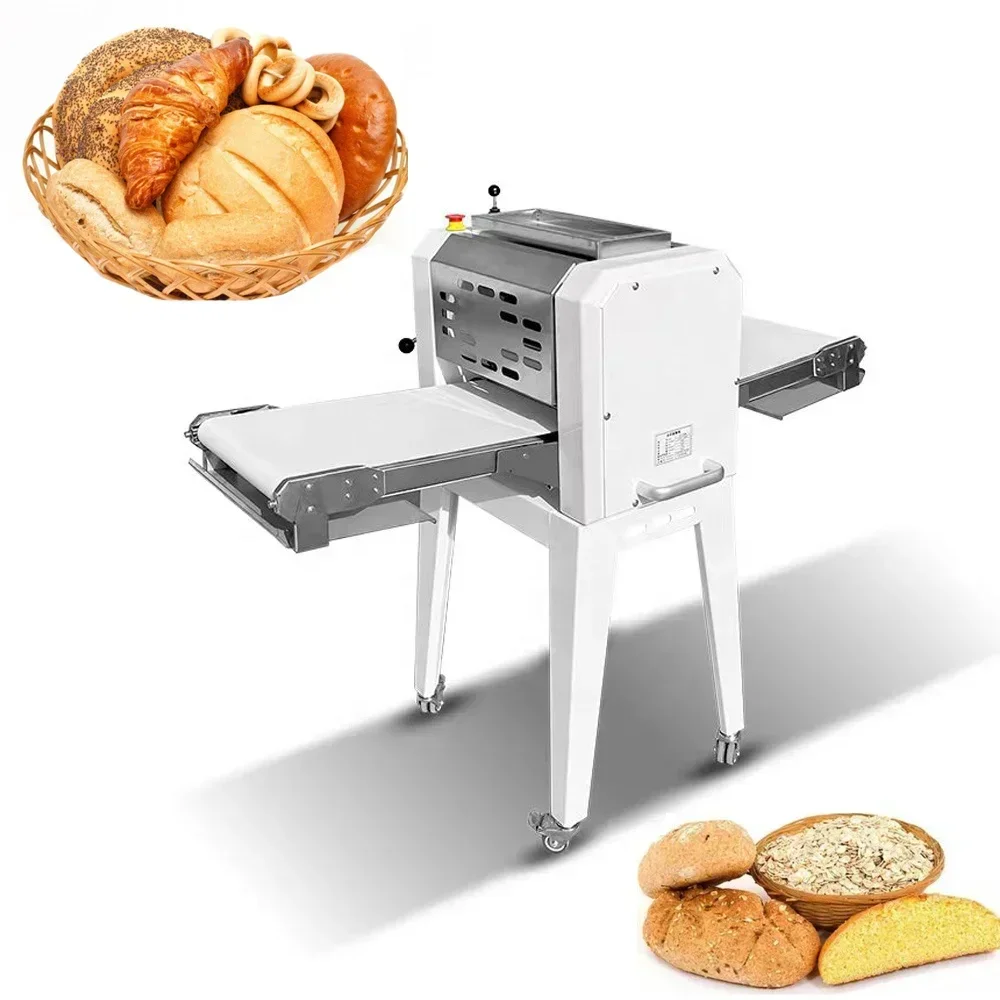 2025 Factory Good Price Dough Pressing Machine Portable Bread Tabletop Electric Pastry Croissant Mini Dough Sheeter Machine