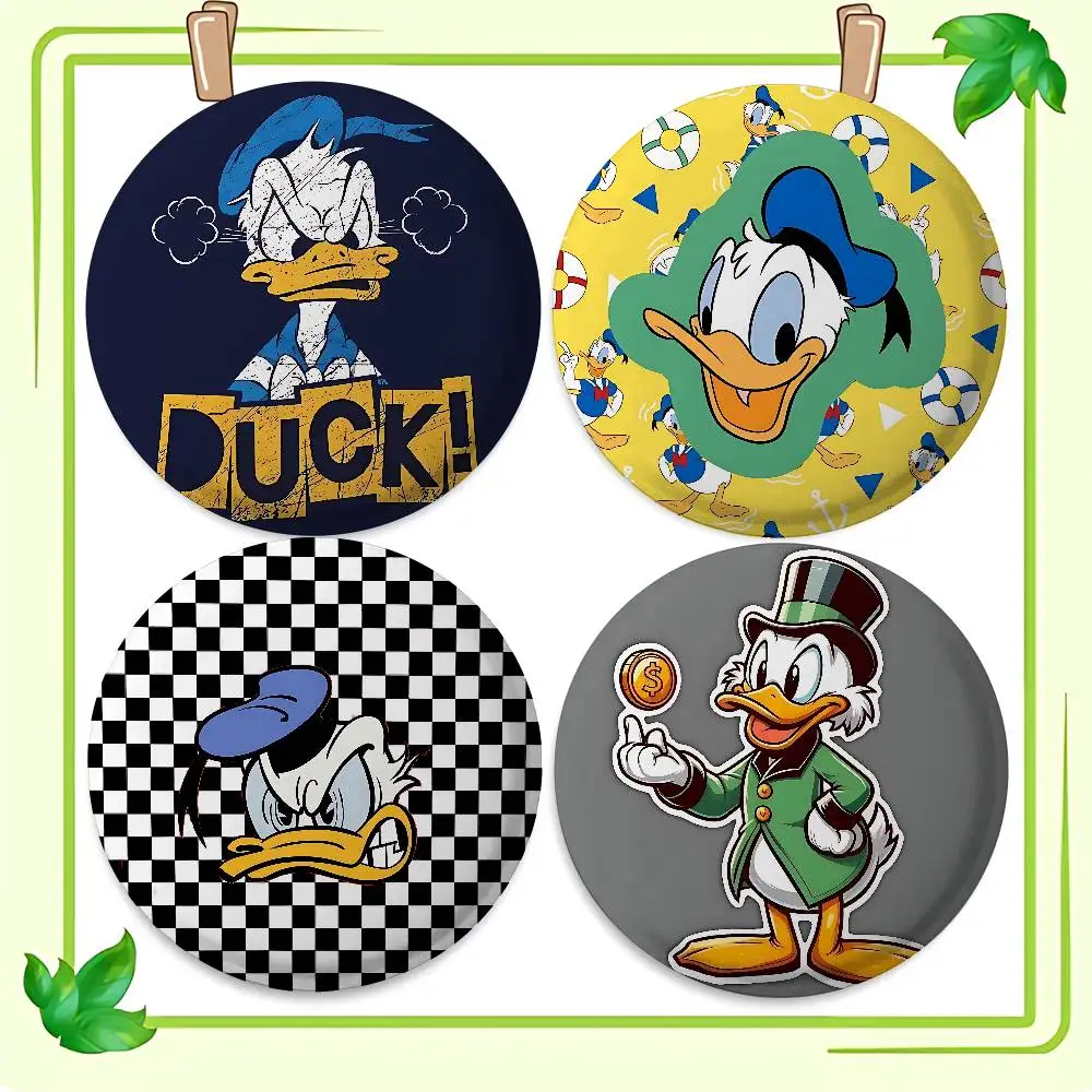 Cute H-Donald Duck-S Cover Brooches Funny Meme Badge Fashion Jewelry Gifts