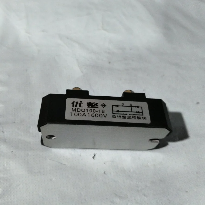1 Pcs High Power Bridge Rectifier 100A Single Phase Diode Bridge Rectifier 4 Terminal 1600V Diode Bridge Rectifier Module