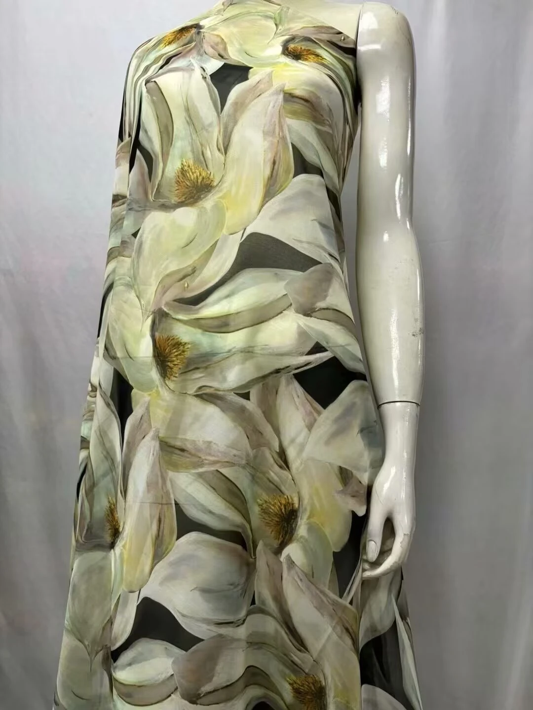 

5Yards High Good Quality Thin 100% Cotton Print Fabric Smooth Soft Skin-friendly Breathable Material for Party Dress Sewing