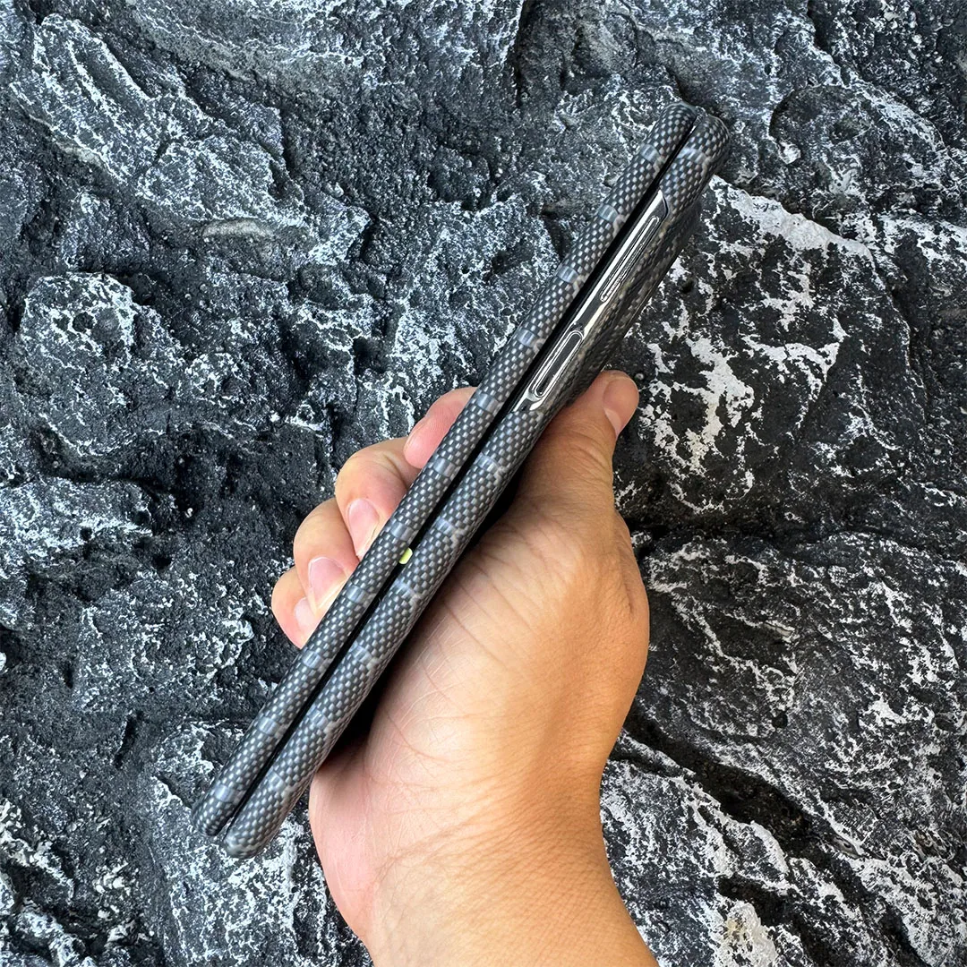 ACC-funda de teléfono de fibra de carbono para Huawei Mate X5, con funda de teléfono de fibra de aramida Magsafe, ultrafina, anticaída, Business Shell