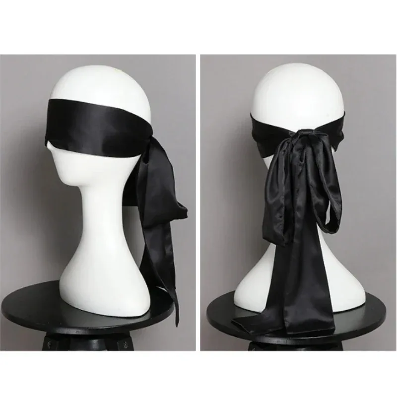 1PC Silk Eye Cover Savour Eye Patches Cute Blindfold Silk Ribbon Satin Silk Sleep Mask Sexy for Women Gift Surprise High Quality
