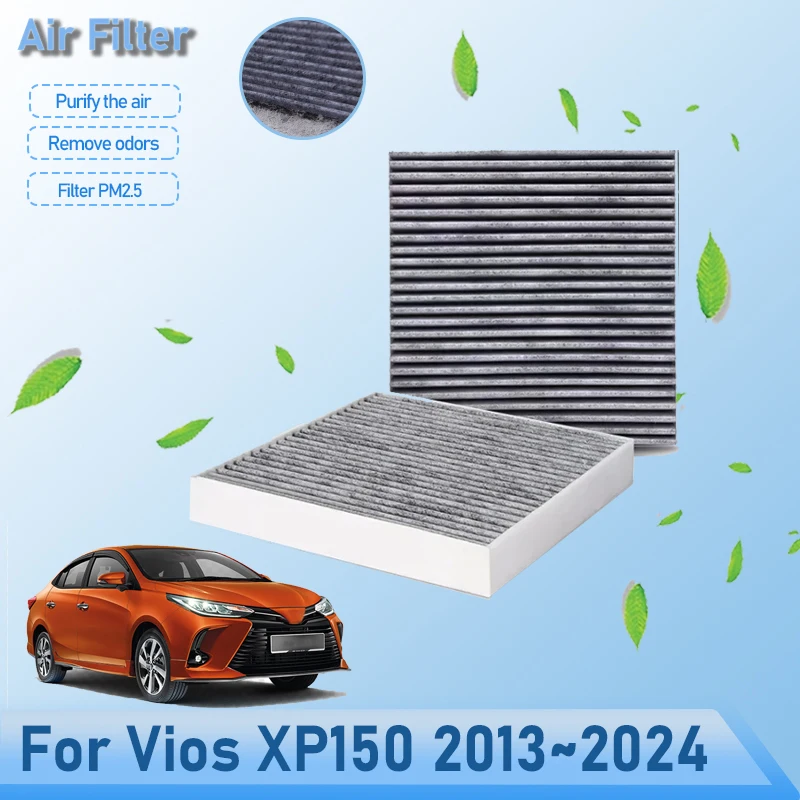 

Cabin Filter For Toyota Vios XP150 Yaris Sedan Ativ Limo 2013~2024 Engine Conditioner Filter Grid Replacement Accessorie 2021