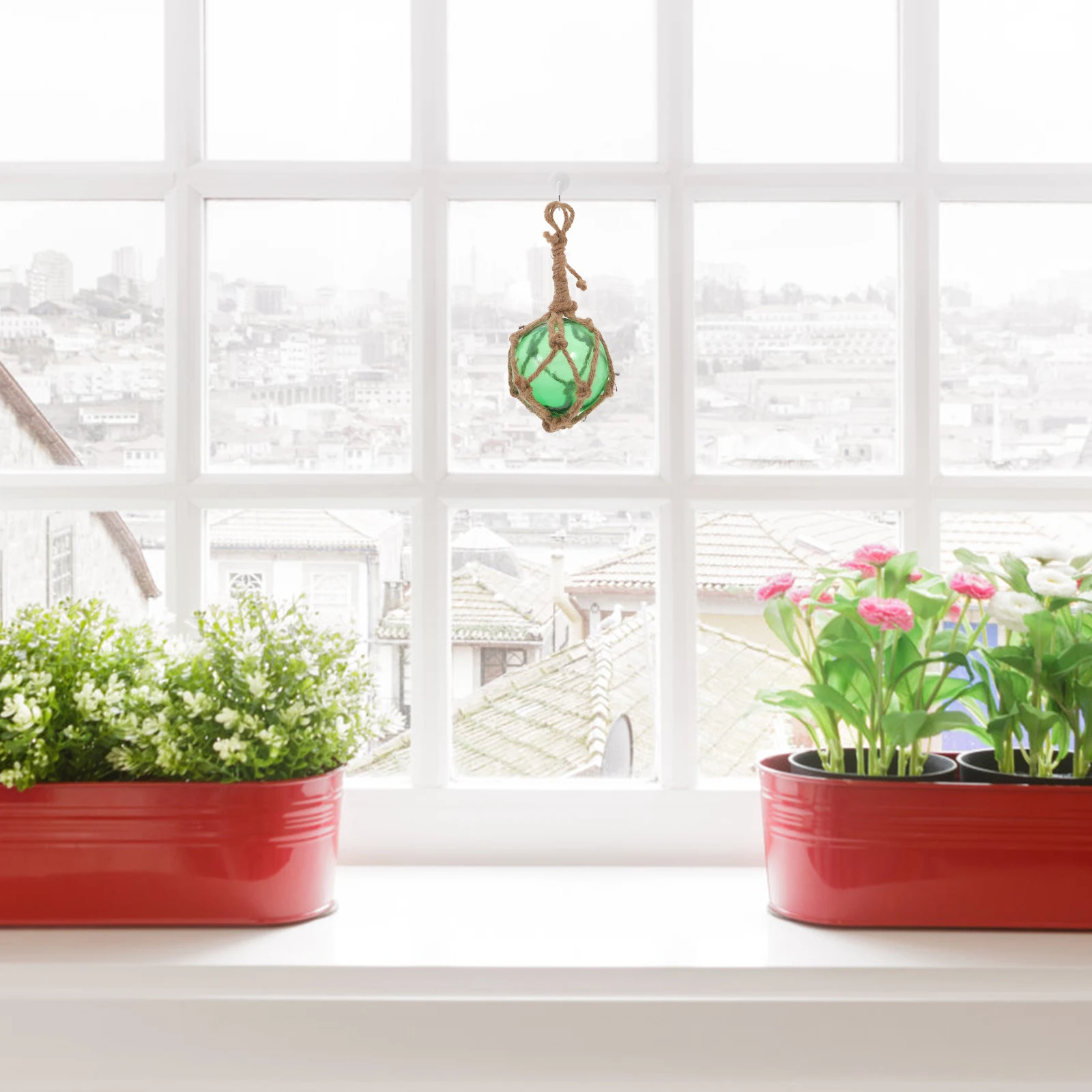 

Glass Float Ball Ornament Craft Ornaments Balls Hanging Decorative Japanese-style Clear