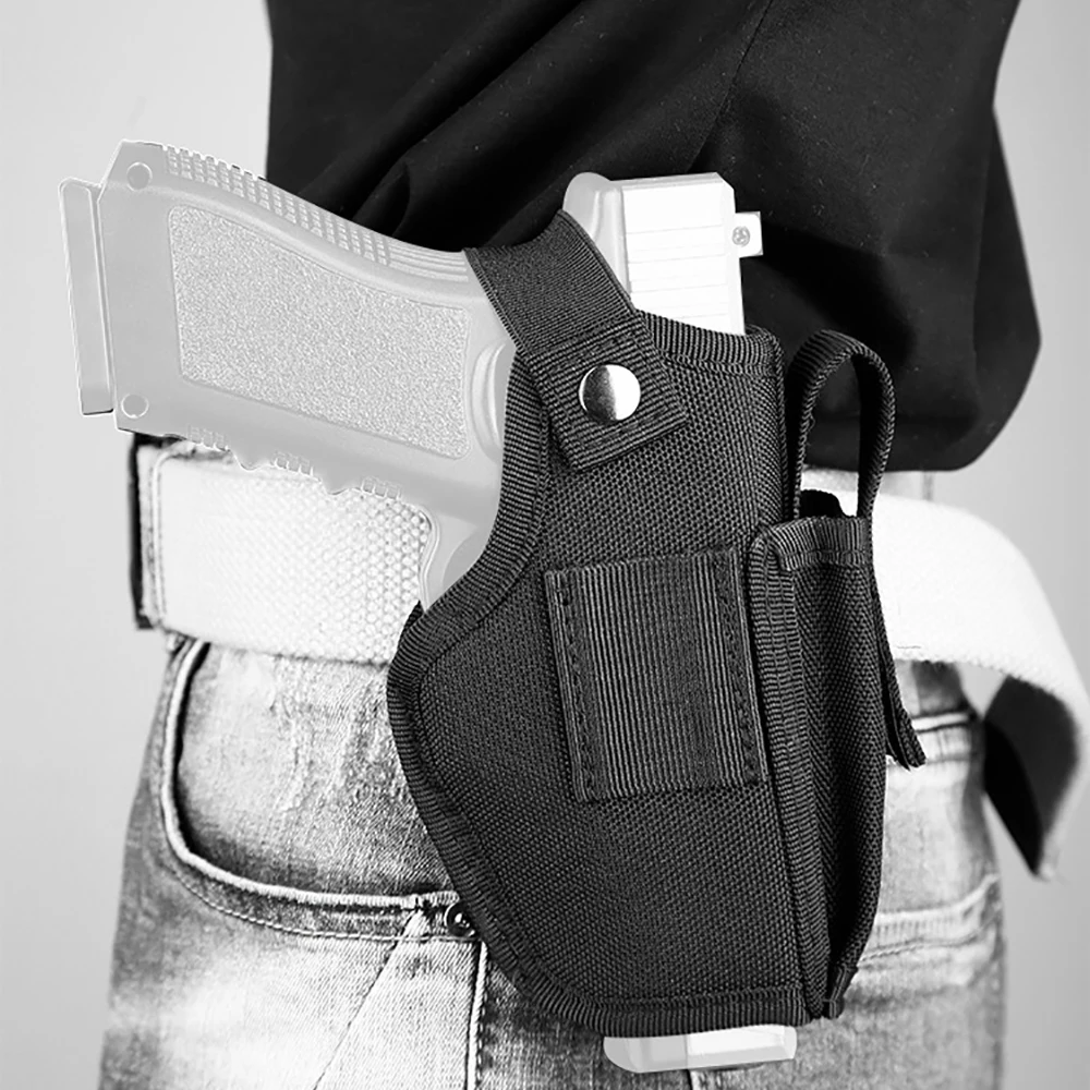 

Gl 17 18 26 Concealed Carry Universal Gun Holster All Sizes Tactical Gun Pistol Bag Hunting Articles Accessory Belt