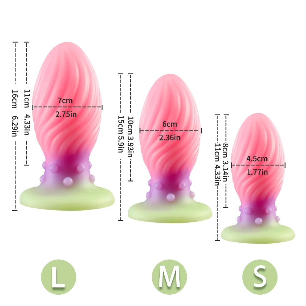 4.5/6/7cm Huge Butt Dilator Anal Plug for Women Vaginal Expander Silicone Big Dildos Female Masturbator Sex Toys Adults Games