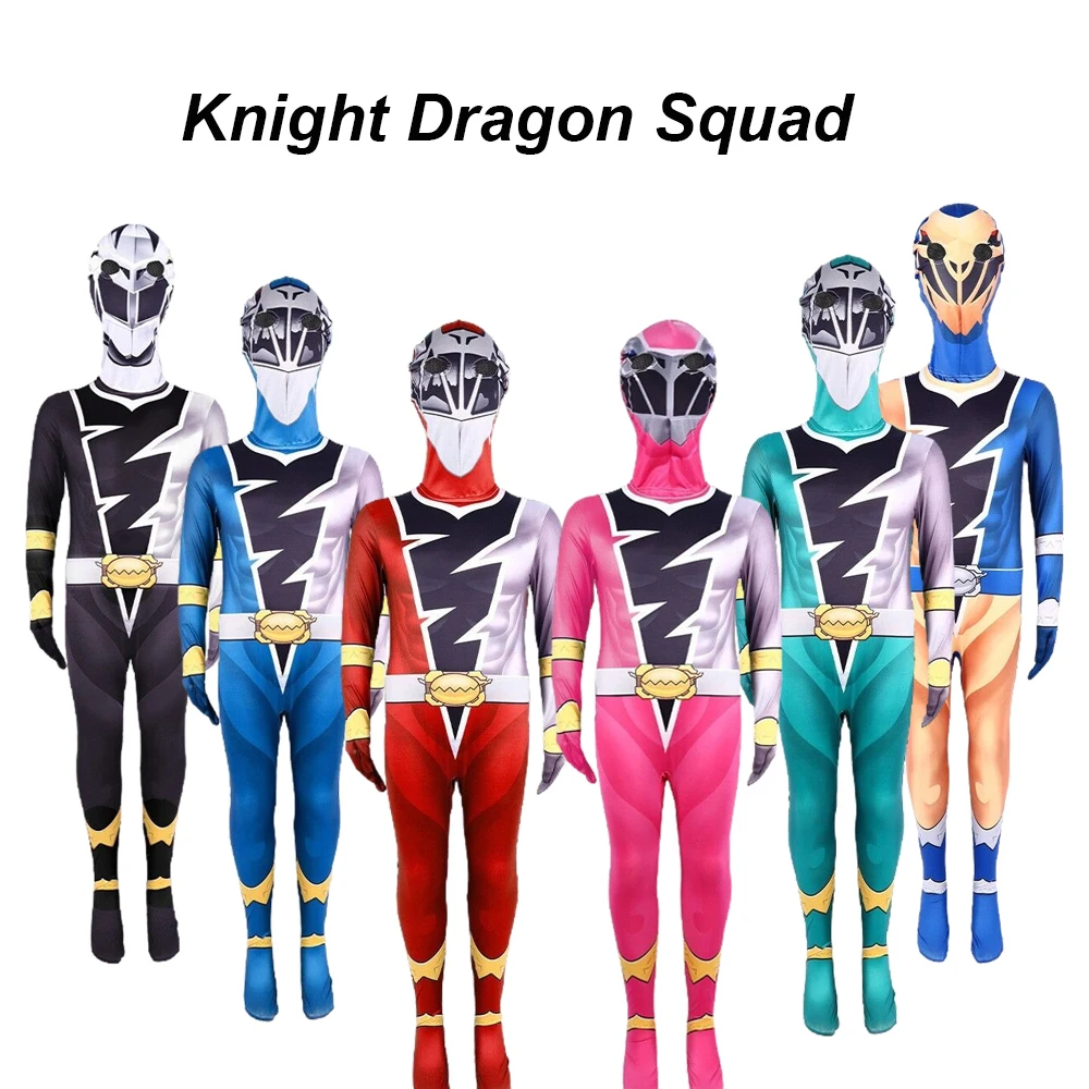 

Knight Dragon Squad Cosplay Costume, Game Anime Characters Role-play Jumpsuit,Child and Adults Performance Clothes