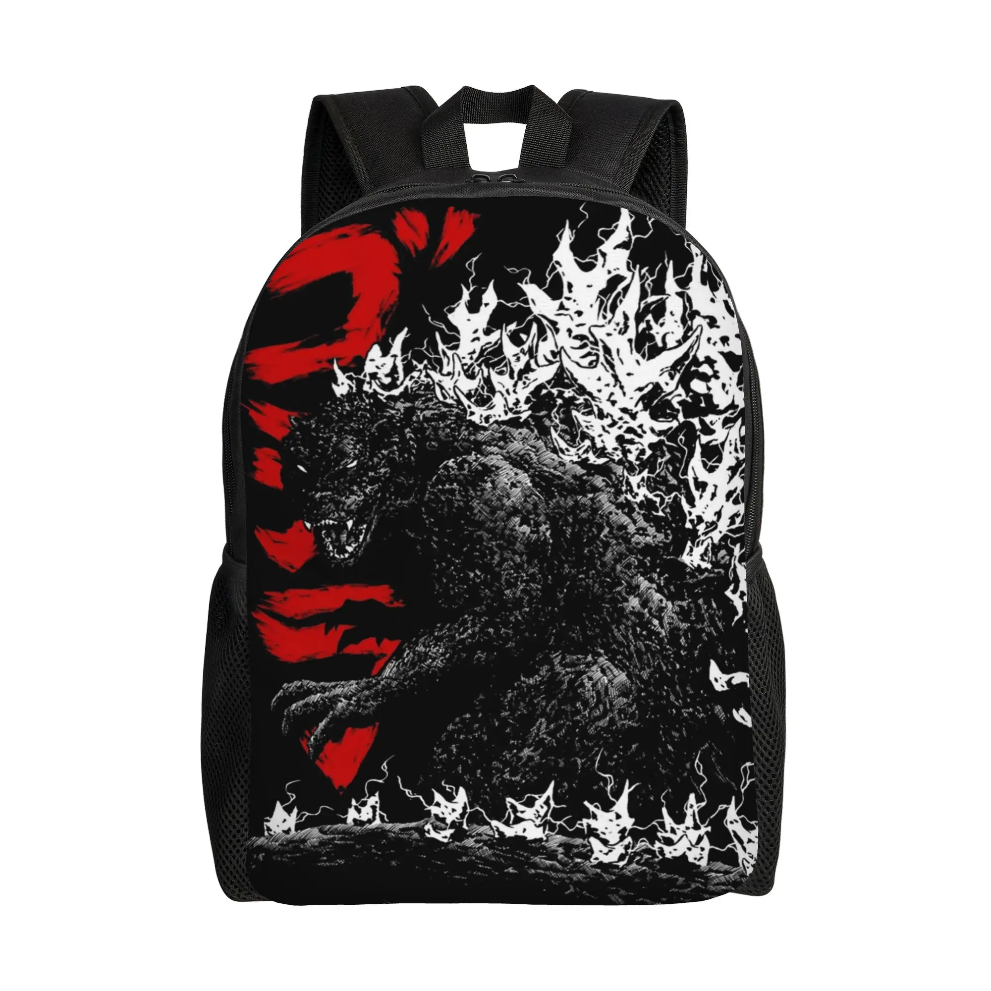1Piece Angry Roar New School Year Handbag Godzilla College Student  Backpack