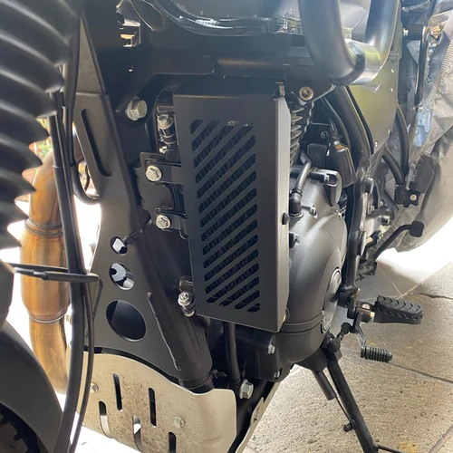 Imagen 2 del producto Para RoyalEnfield Royal Enfield Scram 411 Scram411 accesorios de motocicleta Protector de rejilla de radiador cubierta de protección Protector de parrilla