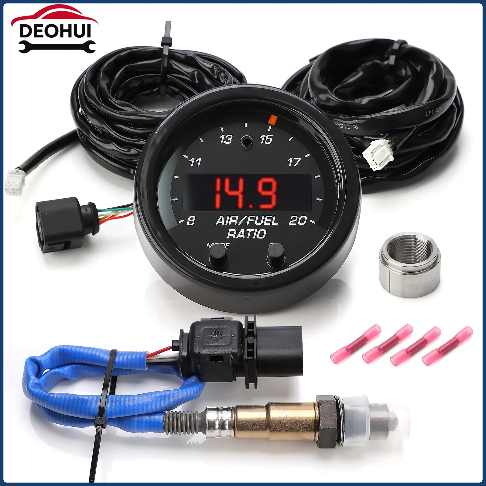 

30-0300 Комплект широкополосного датчика O2 серии X UEGO AFR LSU 4,9 Автомобильный датчик кислорода, контроллер, датчик соотношения воздуха и топлива 0258017025 30-4110