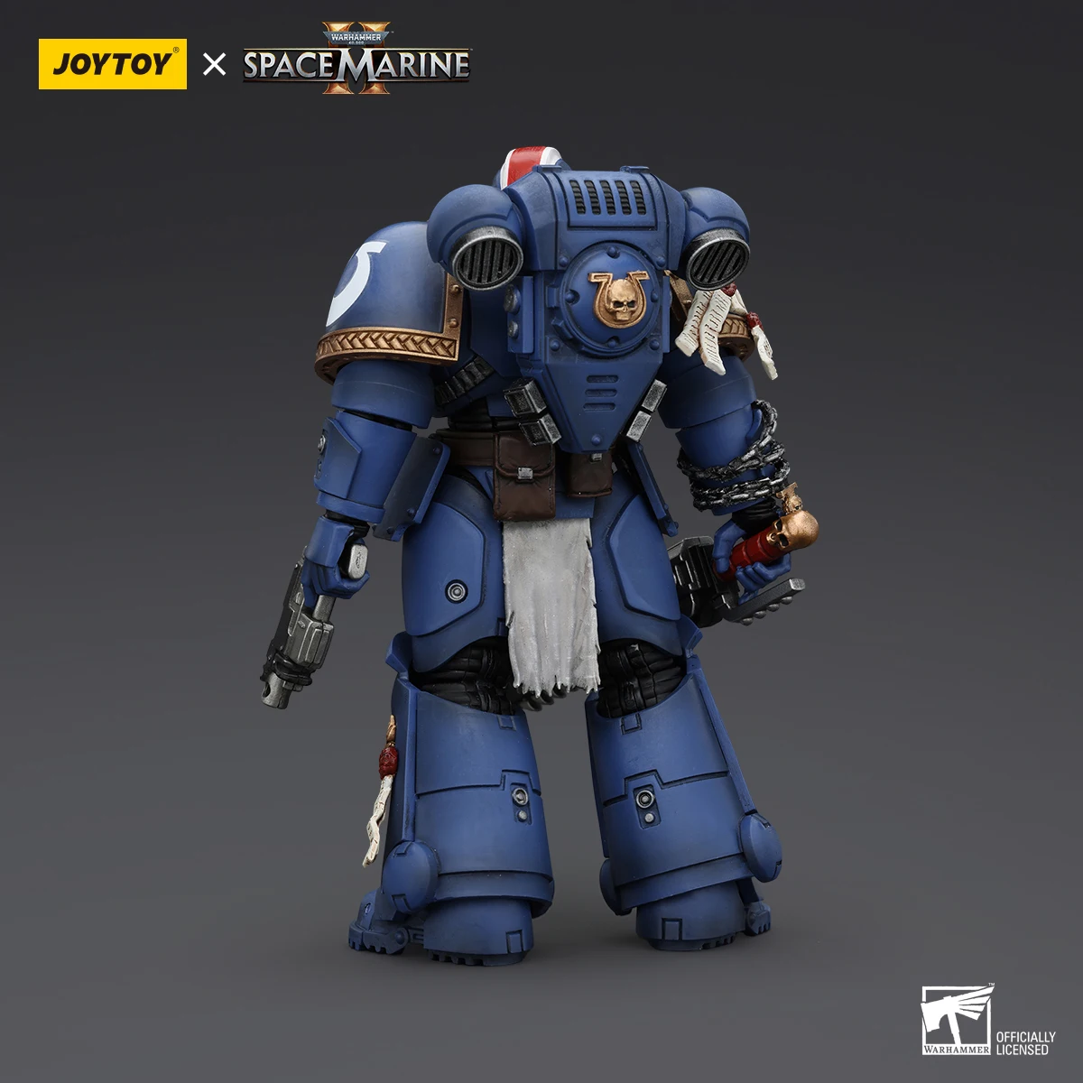 Joy Toy Warhammer 40K Space Marines Uitramarines Titus Squad Anime Action Figure 2024 New Warhammer Toys Decor Birthday Gift