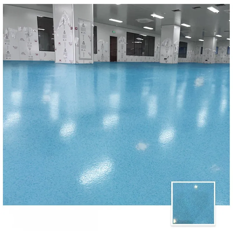 500g Oplosmiddelvrije Zelfnivellerende Platte Epoxy Vloerverf Slijtvaste Waterdichte Kleur Zand Vloercoating Imitatie Marmeren Verf