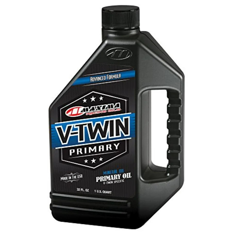 

Высокоэффективное минеральное первичное масло Racing Oils V-Twin для мотоциклетных двигателей, 32 унции, 4-х упаковка, красное масло