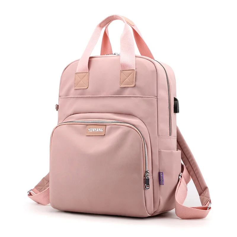 Sacs de maternité USB pour bébé, sac à langer, sac à dos à couches pour maman, poussette, voyage, plus de 20 couleurs