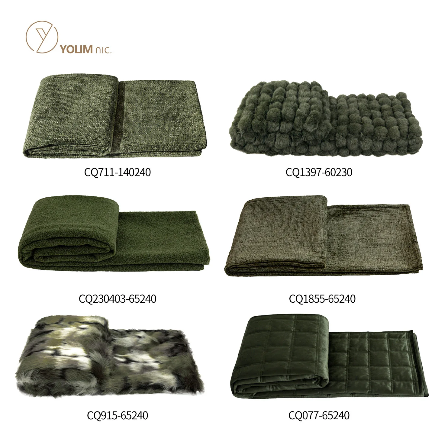 Light Luxury Retro Green Sofa Blanket Model Room Bed Cover Hand Tear Tassel Blanket B & B Hotel Bed Flag Bed Tail