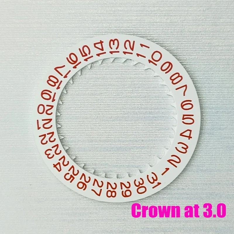 NH35 NH36 Date Dial Fits NH35A NH36A NH34 4R35 4R36 Japan Movement SKX007 Automatic Mechanical Movt Day Date Dial Wheel