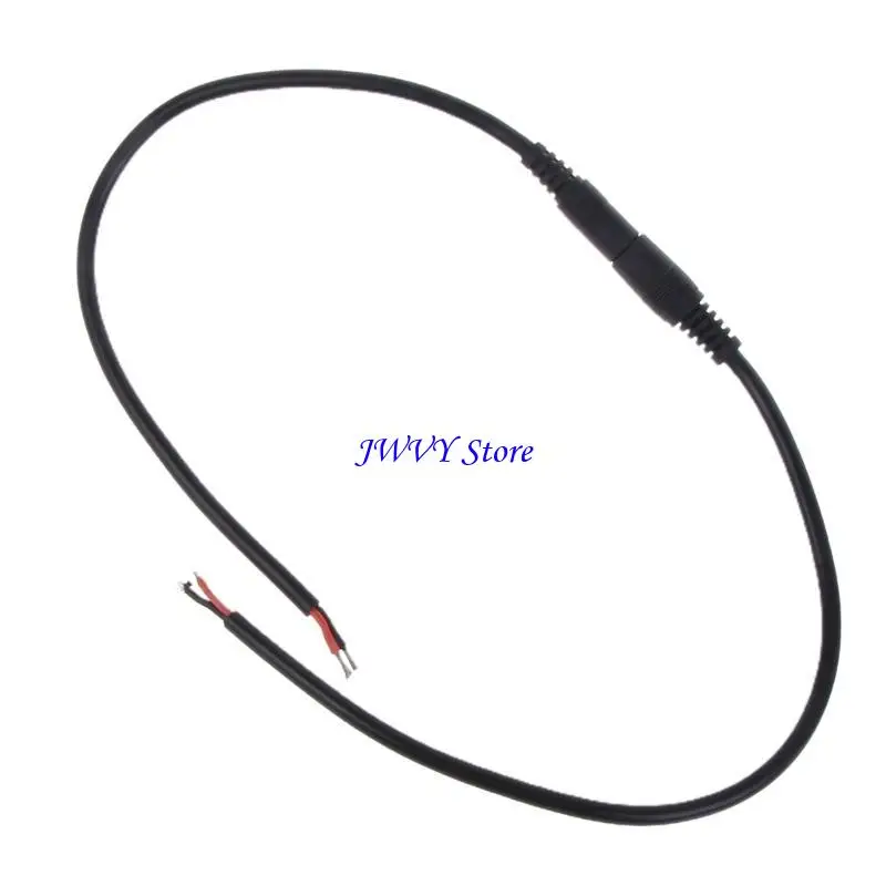 573A 1 쌍 12V 10A 파워 돼지 돼지 배럴 플러그 커넥터 케이블, 2.1mm x 5.5mm 남성 돼지 꼬리 커넥터