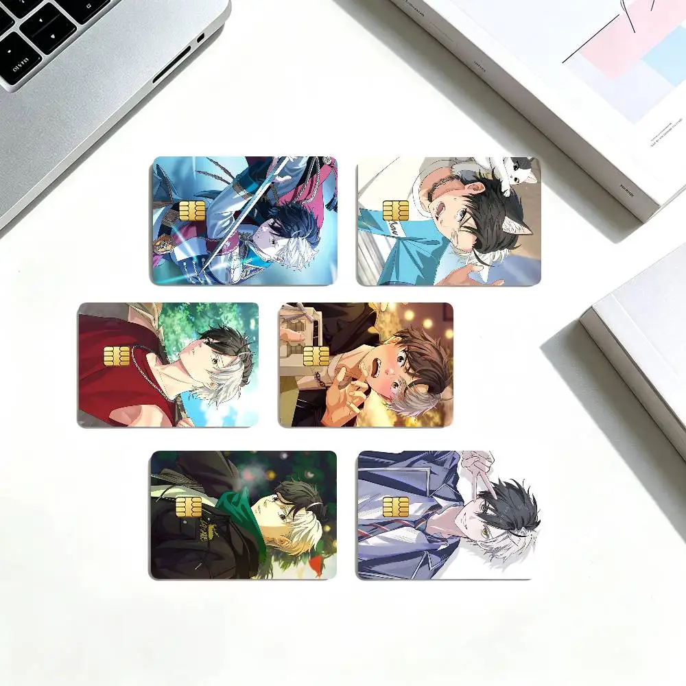 H-Haruka S-Sakura WIND BREAKER  Credit Card HD Stickers Game Card Decal Small Chip Waterproof Sticker Gift