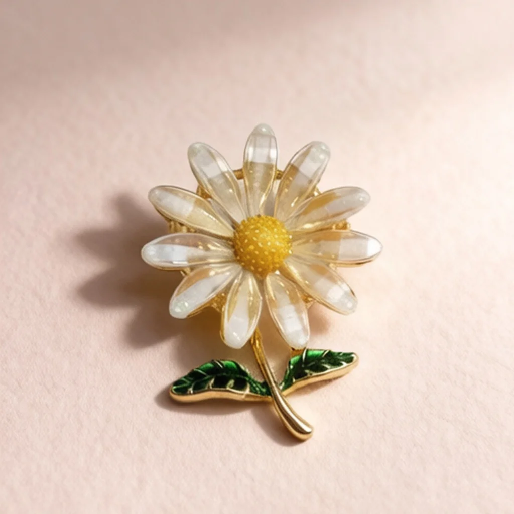 New DIY Metal Shoe Badge, Best Matching Style Brooch, European Retro Style, Collar Accessory, Commuter Decorative Pin, Metal Buckle, Clothing Pin, Women's Suit Pin, Anti-Exposure Accessory, Metal Lapel Pin, Versatile, French Style, Unique, Decorative Item, Bag Accessory