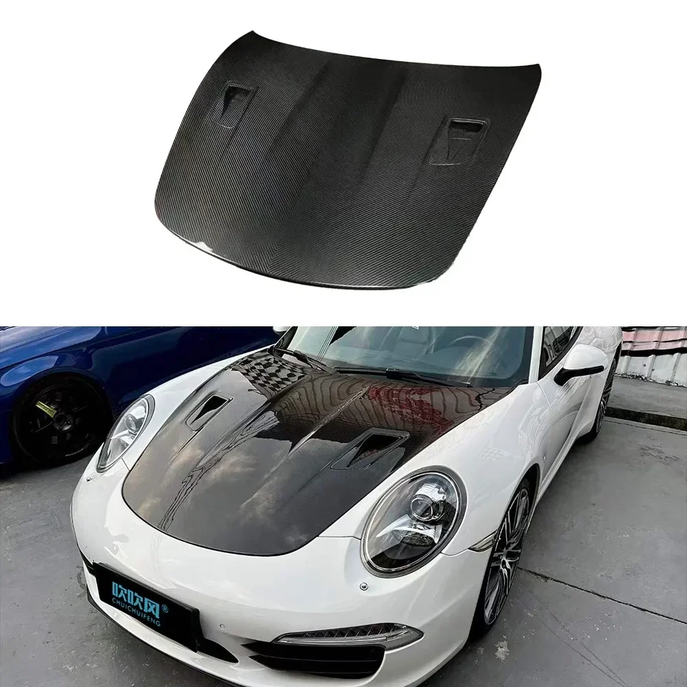 

New! For Porsche 991 GT3 High-quality Dry Carbon Fiber Bonnet Hood Leaf Board Car Accessories Fender Engine Cover Body Kit Trim