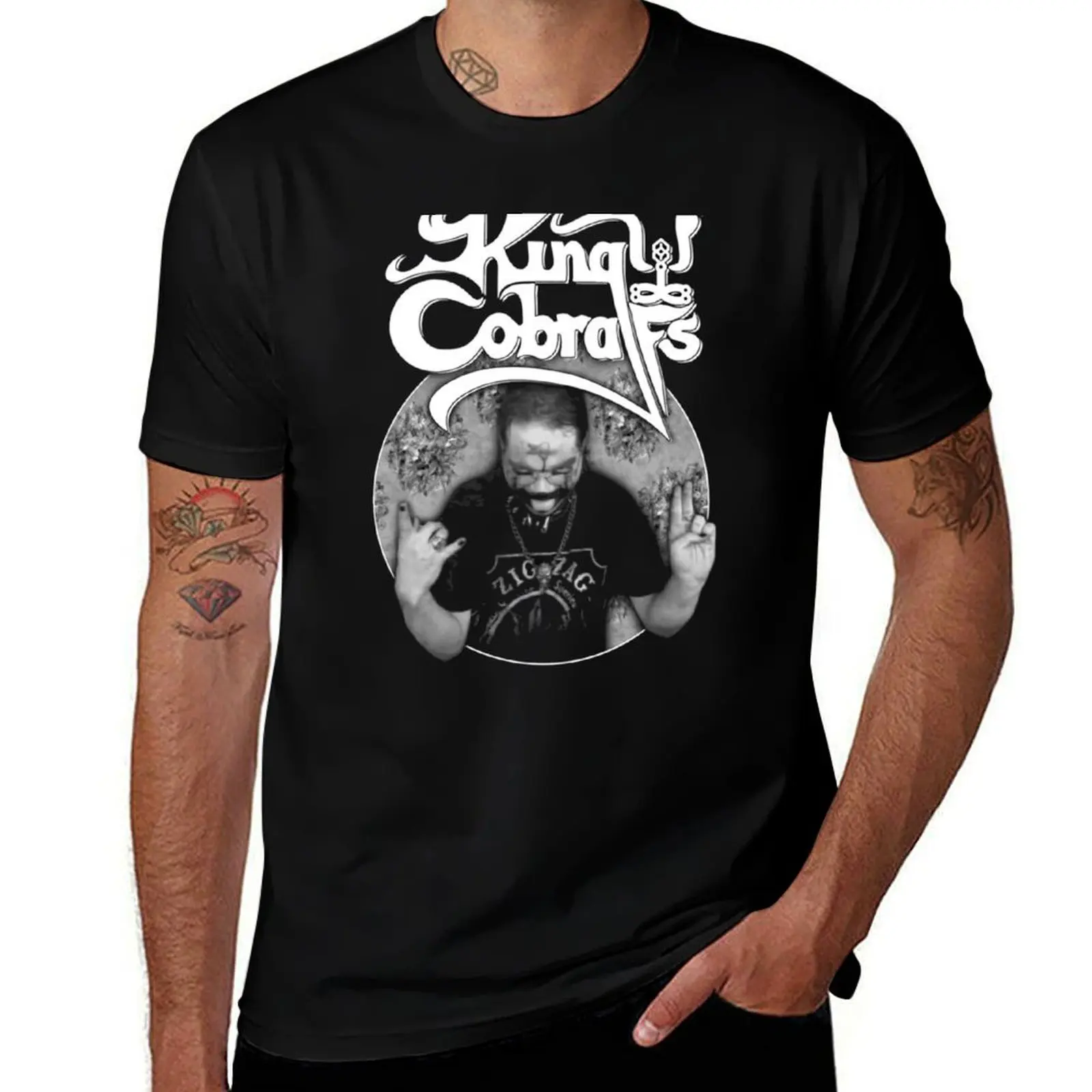 

gothic king cobra jfs T-Shirt tees Blouse luxury designer men t shirt