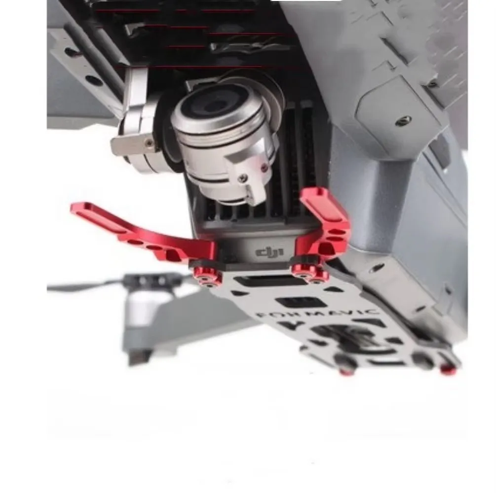 Placa de protección de fibra de carbono, carcasa inferior, lente anticolisión, protector de cardán para DJI Mavic Pro 1, accesorios para drones