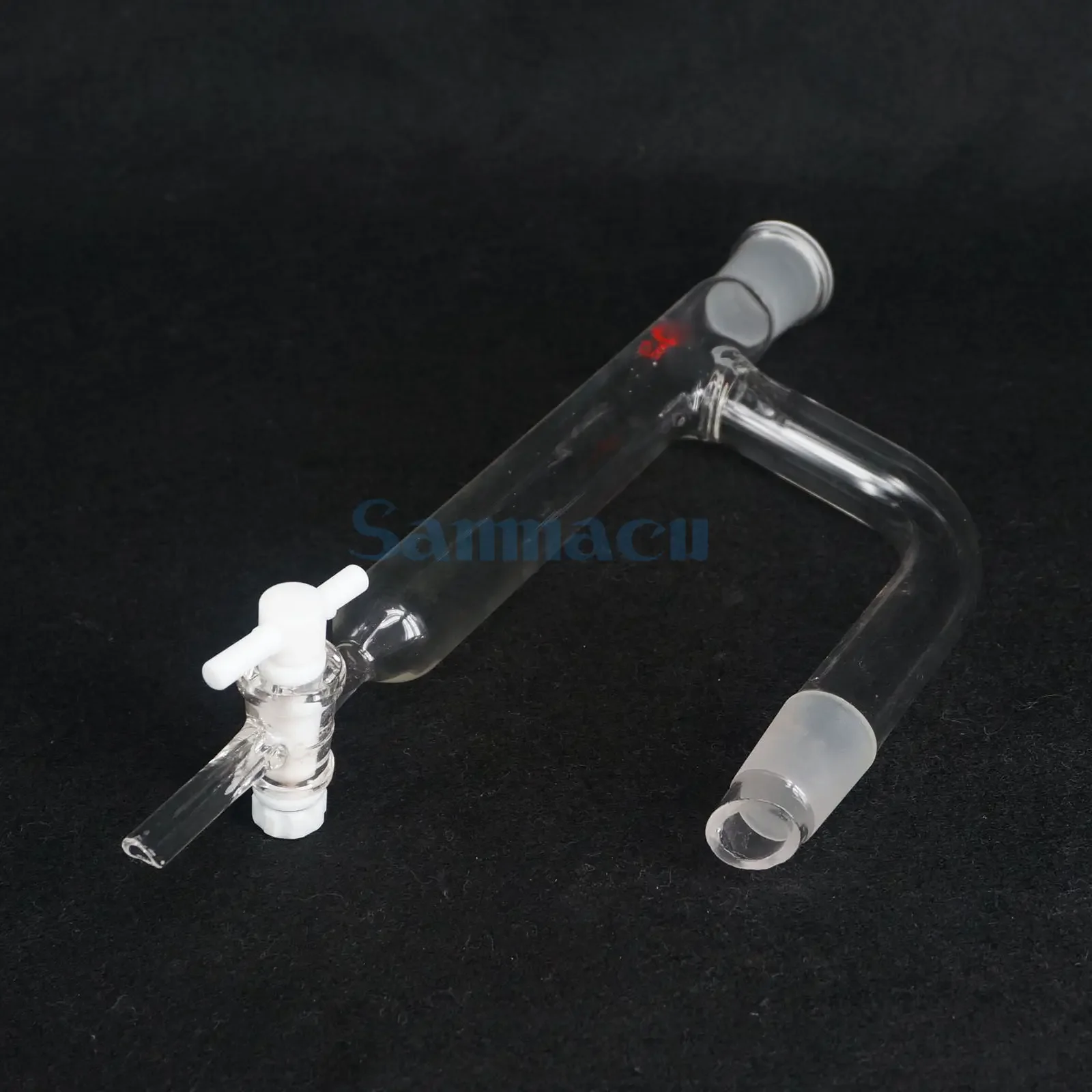 conjunto laboratorio de vidro borosilicato separador agua decantor ptfe rolha destilacao 19 26 24 29 29 32 01