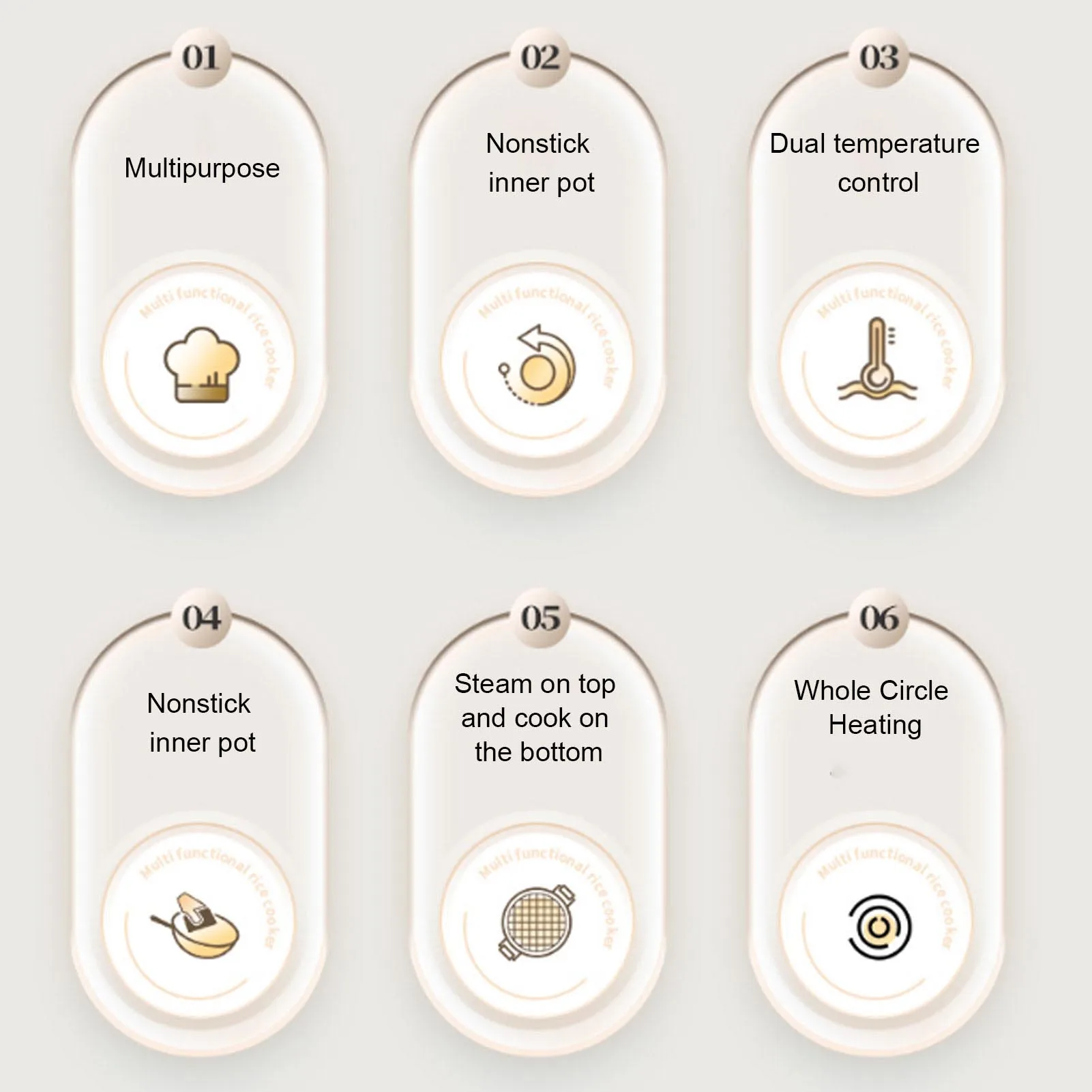 Panela elétrica 3l de grande capacidade, anti-queimadura, toque seguro, revestimento antiaderente, fogão elétrico multifuncional com cesta de vapor