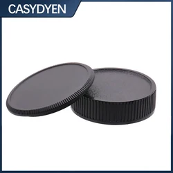 For M42 42mm Screw Mount Rear Lens Body Cap Camera Cover Anti-dust Protection Plastic Black