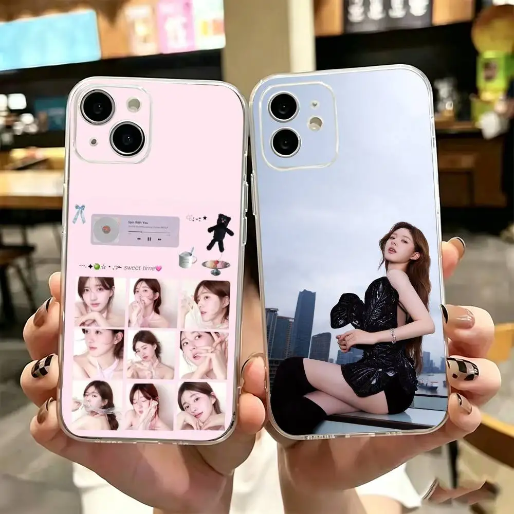 Charming Actress Lusi Z-Zhao Phone Case For iPhone 17, 16,15,14,13,12,11 Pro,Max,Plus,X,XS,XR,SE4 Transparent Soft Cover