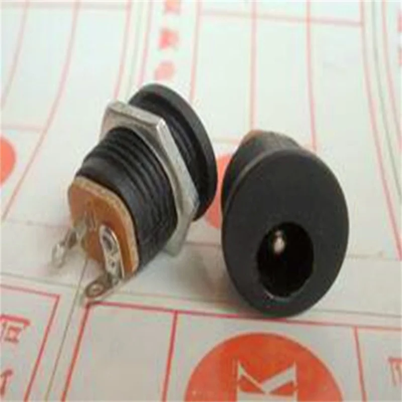 5PCS 5.5 Power Jack DC Plug Inner Diameter 2.1mm Circular Charging Socket Module for Electronics