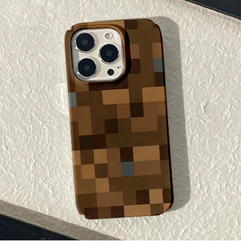 

Амортизирующий жесткий чехол для телефона Soil Block подходит для Iphone 16 15 14 13 12 11 Pro Max XR XS Max Plus Защитный чехол Coque