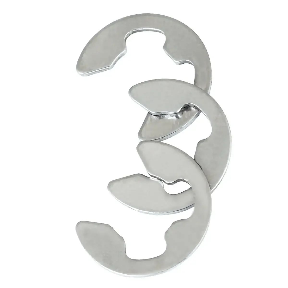 M1.5 M2 M2.5 M3 M3.5 M4 M5 M6 M7 M8 M9 M10 M12 M15 M16 M20 304 Stainless Steel E Type Clips E-clips Ring Snap Retaining Circlip