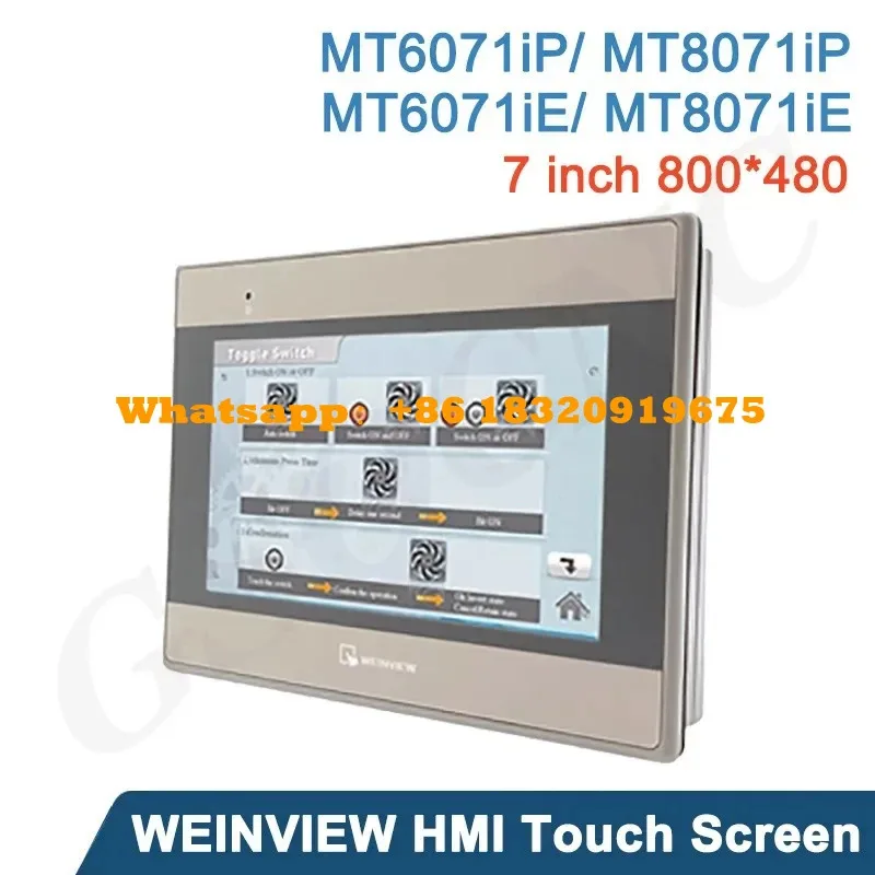 

Original Weinview MT8071iP MT8071iE MT6071iE MT6071iP TK8071iP TK6071IQ TK6071iP HMI 7 Inch TFT LCD Hmi Touch Screen