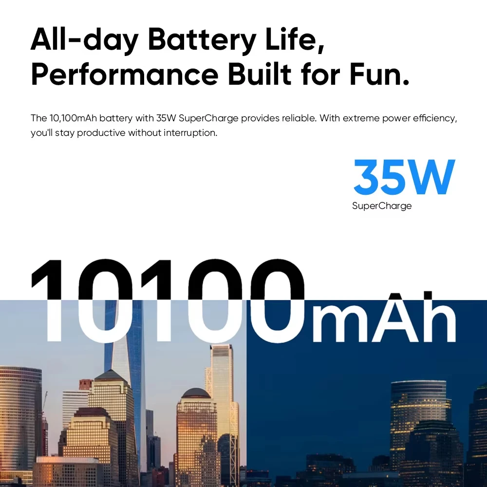 Global Version HONOR Pad 10 12.1'' WIFI 2.5K HONOR Eye Comfort Display 10100mAh High Energy-dense Battery Snapdragon 7 Gen 3