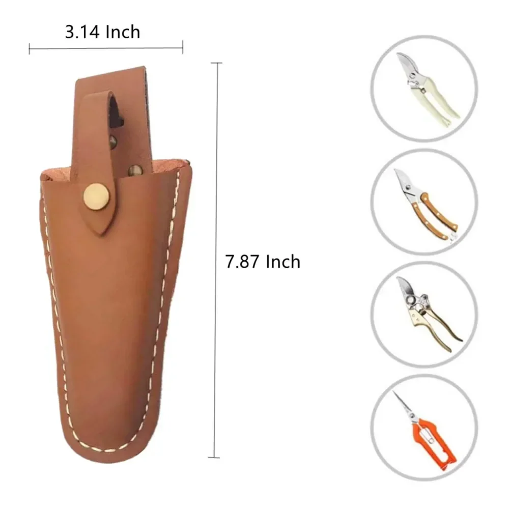 Plier Holder for Tool Gardening Welding Scissors Knives Electrician Scissors Pliers Pouch Leather Sheath Pruner Sheath for Belt