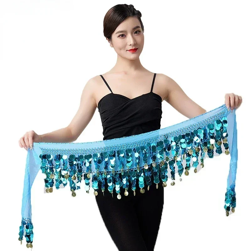Buikdans Riem Kostuums Pailletten Buikdans Hippe Sjaals voor Vrouwen Buikdansen Muntriemen