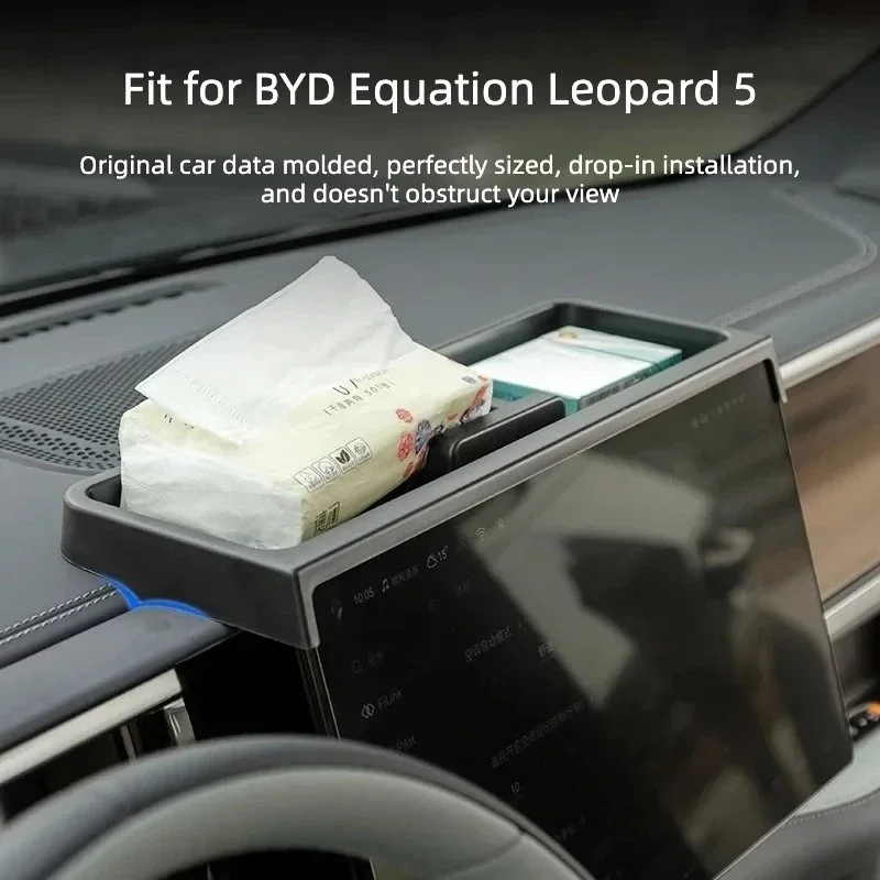 For BYD Equation Leopard 5 2023-2025 Back-screen storage box Upgrade Modify Accessories