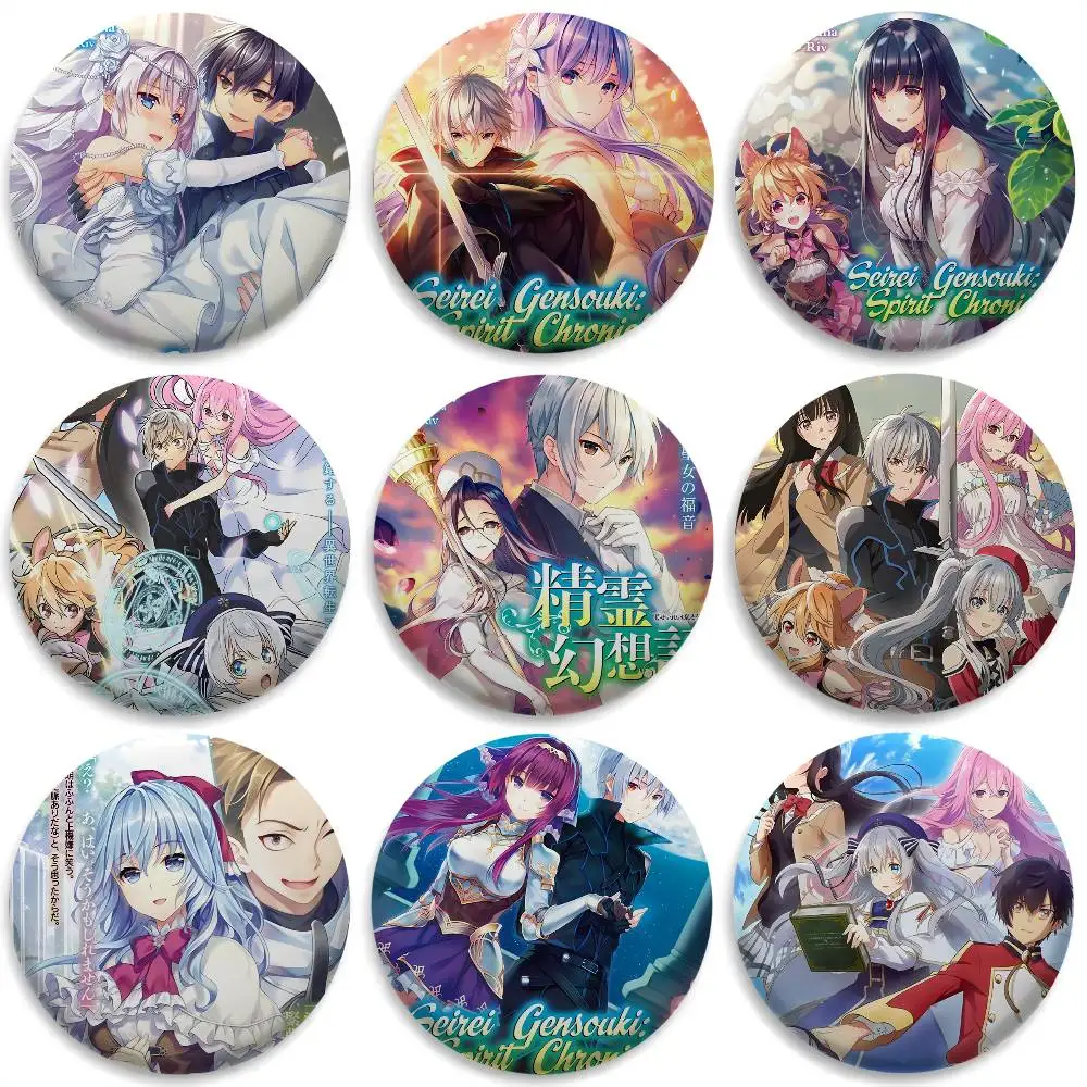 

Spirit C-Chronicles Anime Badges Round Exquisite Badge Brooches Creative Pins For Clothes Hat Backpack Gift Accessories