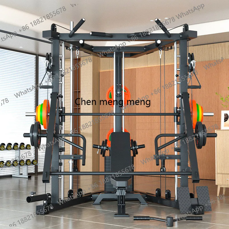 Máquina Smith Flying Bird para entrenamiento de fuerza integral, fitness, sentadillas, press de banca, equipo multifuncional